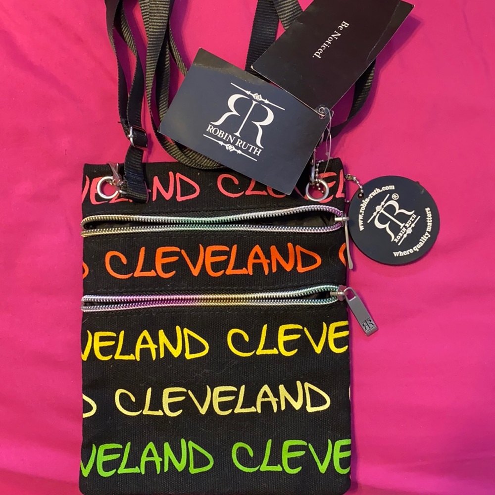 Robin Ruth Crossbody Bag. Cleveland. New with Tags! Two pockets.